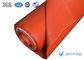 o silicone tecido sarja vermelho de 3.5mm revestiu a tela da fibra de vidro