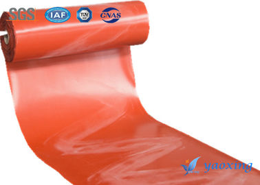 Tela revestida da fibra de vidro do silicone vermelho para trabalhos da prevenção de incêndios