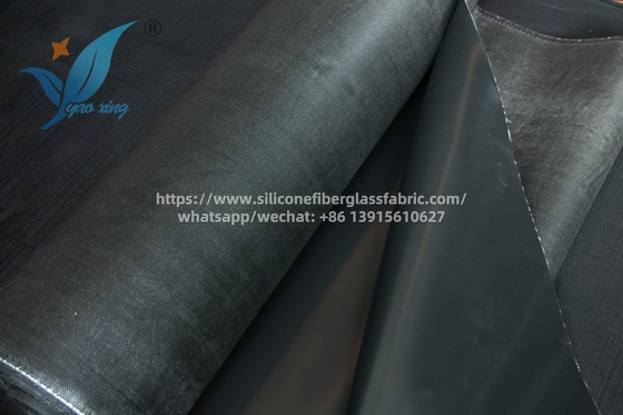 Tecido resistente ao calor de 1000 mm de largura revestido de silicone para vedações industriais