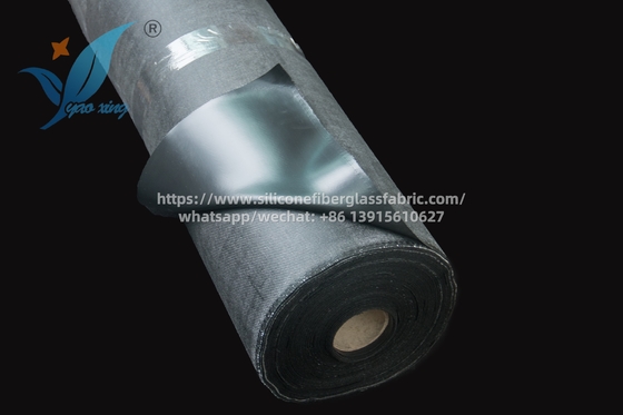 Tecido resistente ao calor de 1000 mm de largura revestido de silicone para vedações industriais