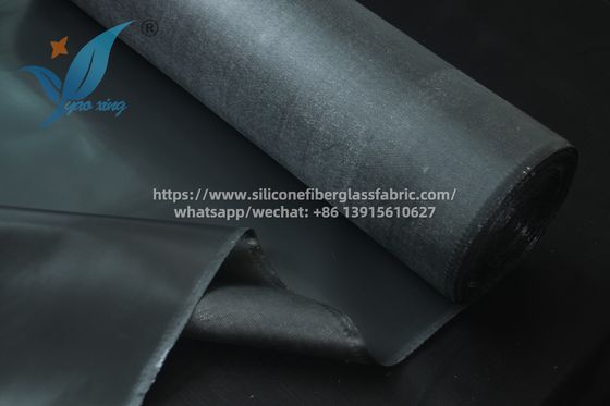 Tecido de fibra de vidro revestido com borracha de silicone industrial para fábricas de aço e centrais elétricas