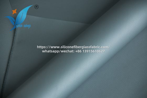 Tecido de fibra de vidro revestido com silicone industrial de 50 m resistente a 200 graus Celsius antienvelhecimento