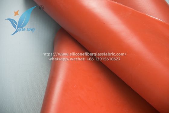 Tecido de fibra de vidro de silicone composto à prova de fogo de dois lados