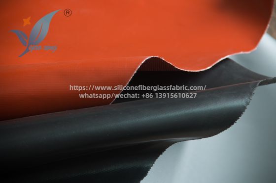 Tecido de expansão à prova de fogo, revestido de silicone, resistente a 200 °C