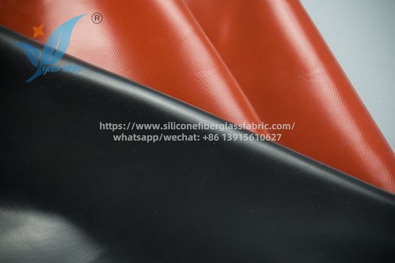 Tecido de expansão à prova de fogo, revestido de silicone, resistente a 200 °C