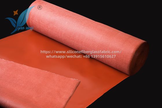 1.5m Largura Tecido de fibra de vidro revestido de silicone para portas de incêndio textura macia de alta resistência