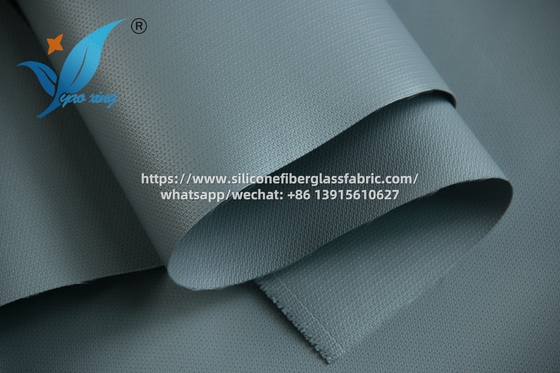 Tecido de fibra de vidro revestido com silicone de 0,8 mm, resistente ao calor industrial