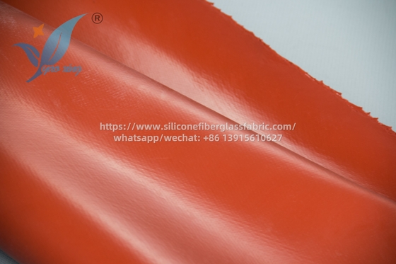 Tecido de fibra de vidro revestido com silicone para alta temperatura -40°C a 200°C