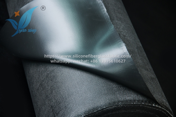 Tecido de silicone de fibra de vidro antiestática de 1,2 mm certificado para isolamento de usinas térmicas