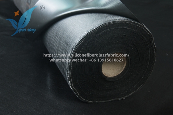 Tecido resistente ao calor de 1000 mm de largura revestido de silicone para vedações industriais