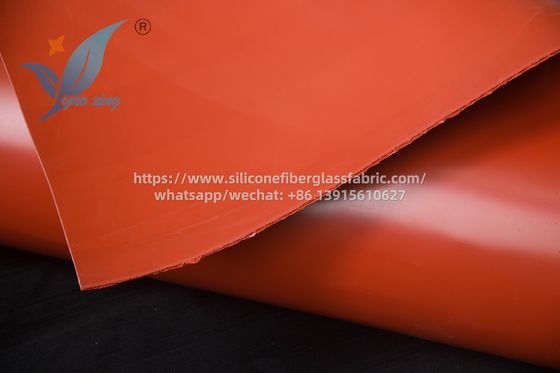 Tecido de fibra de vidro revestido de silicone à prova de fogo