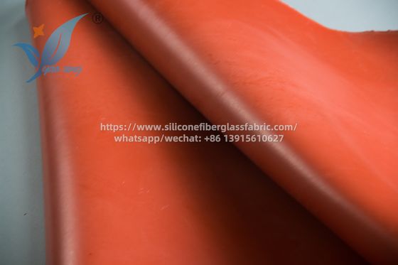 Tecido de fibra de vidro de silicone composto à prova de fogo de dois lados