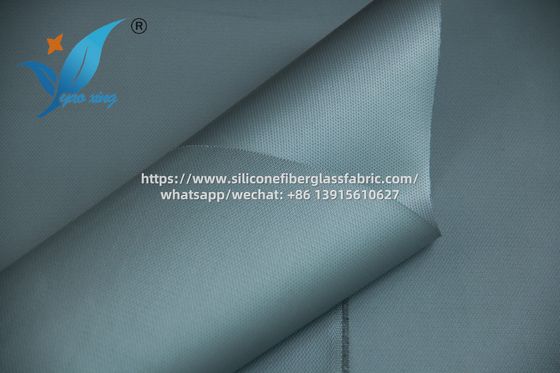 Tecido de fibra de vidro revestido com silicone de 0,8 mm, resistente ao calor industrial