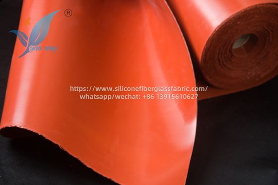 Tecido de fibra de vidro revestido com silicone para alta temperatura -40°C a 200°C