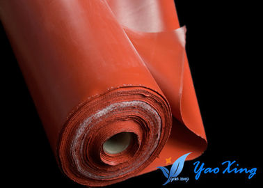tela revestida lados laterais e dobro uma da fibra de vidro do silicone à prova de fogo de 1.5mm