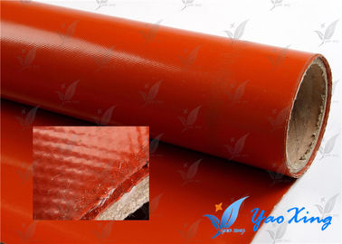 O silicone resistente e claro do dever revestiu a tela da fibra de vidro para à prova de fogo e impermeável