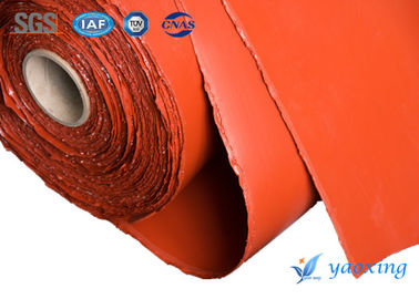 Tipo tecido planície resistente de alta temperatura da tela da fibra de vidro do silicone de 1.5m