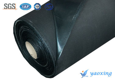 o silicone preto de 1.2mm revestiu a fibra de vidro para grandes empresas industriais e da mineração