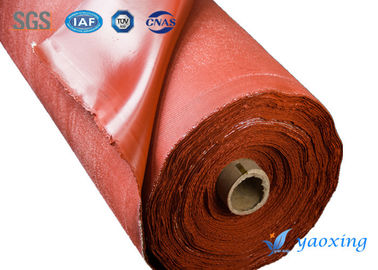Pano liso industrial da fibra de vidro do silicone/resistência macia da temperatura da fibra de vidro