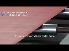 Tela composta de borracha da fibra de vidro do silicone para a gaxeta de alta temperatura da resistência