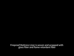 Tecido de algodão resistente ao fogo para colchões