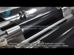 Tecido de silicone industrial à prova de fogo Antienvelhecimento