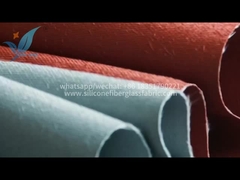 Tecido de fibra de vidro de silicone resistente ao envelhecimento Material de barreira à prova de fogo